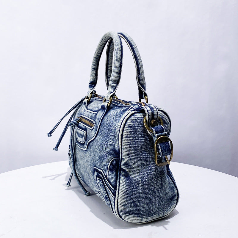 Everly Denim Crossbody Tasche