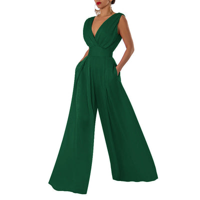 Eleganter Ärmellos Damen Jumpsuit - Elisaveta