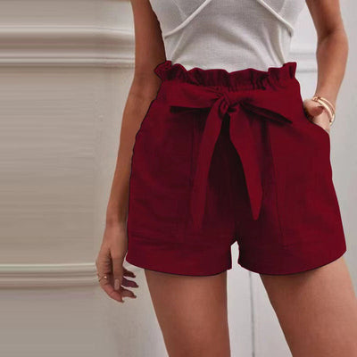 Kika Baumwoll-Leinen-Shorts | Lässige bermudas damen