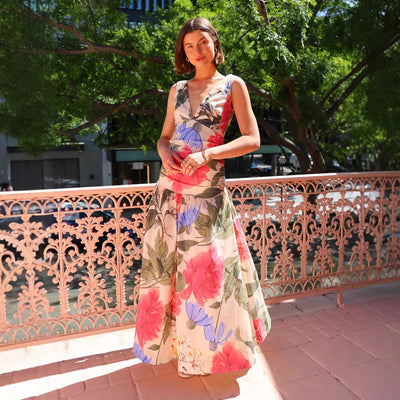 Nadeja - Damen Sommerkleid mit  Spaghetti Träger