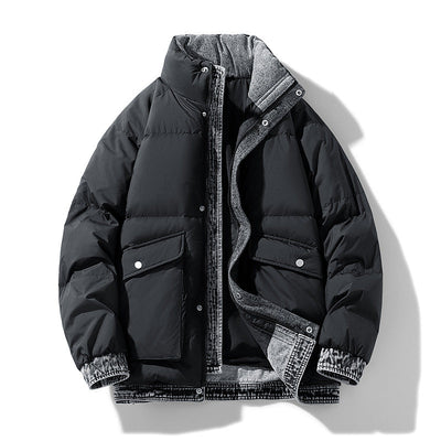NORDIC SHIELD DENIM DOWN JACKET