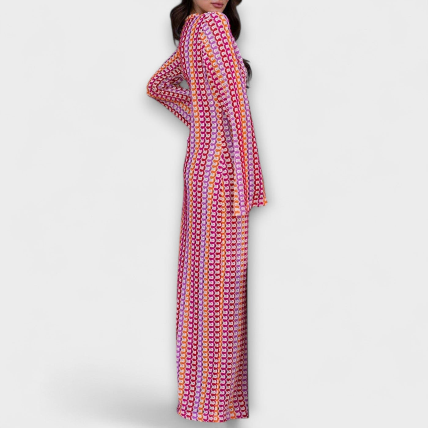 Elina – Maxikleid mit V-Ausschnitt und Urlaubs-Feeling