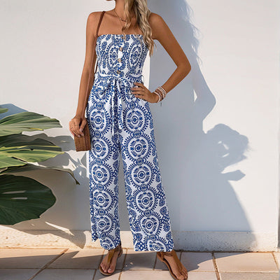 Elegant Trägerloser Damen  Jumpsuit - Margit