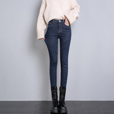 LINA JEANS MIT FLEECE-FUTTER