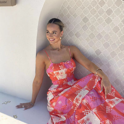 Damen Ärmellos Maxikleid Mit Spaghetti-Trägern Für Sommer - Jarla