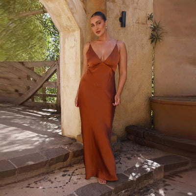 Aude - Ärmelloses Abendkleid
