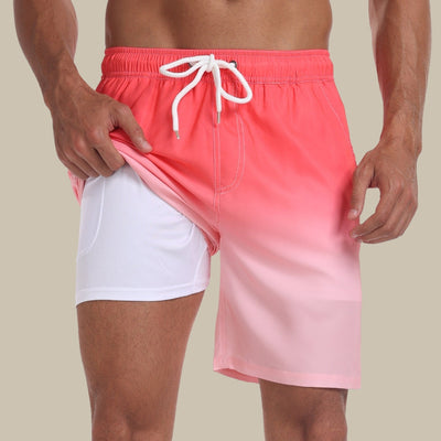 Badeshorts für Herren - Schnelltrocknende Boardshorts mit Handytasche