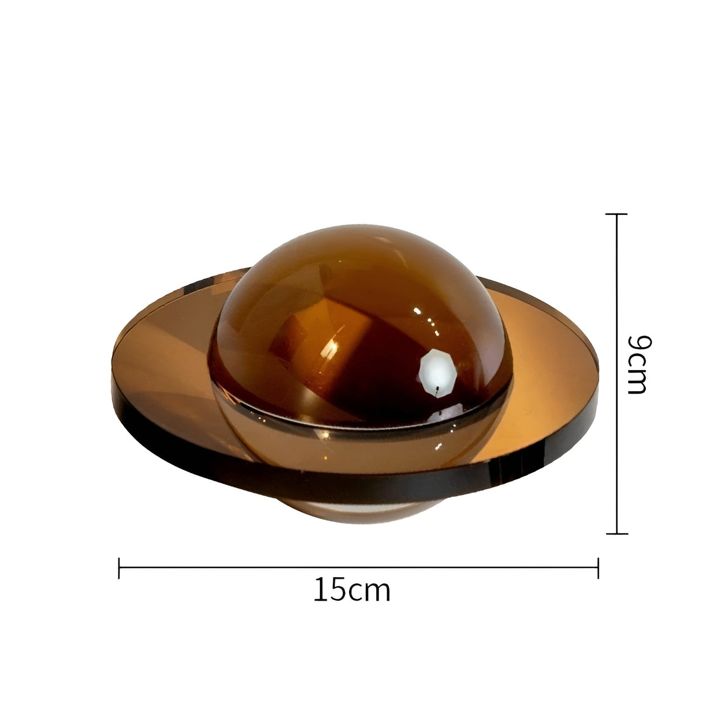 CrystalAxis Ornament - Dekoratives Kristall-Planeten-Ornament