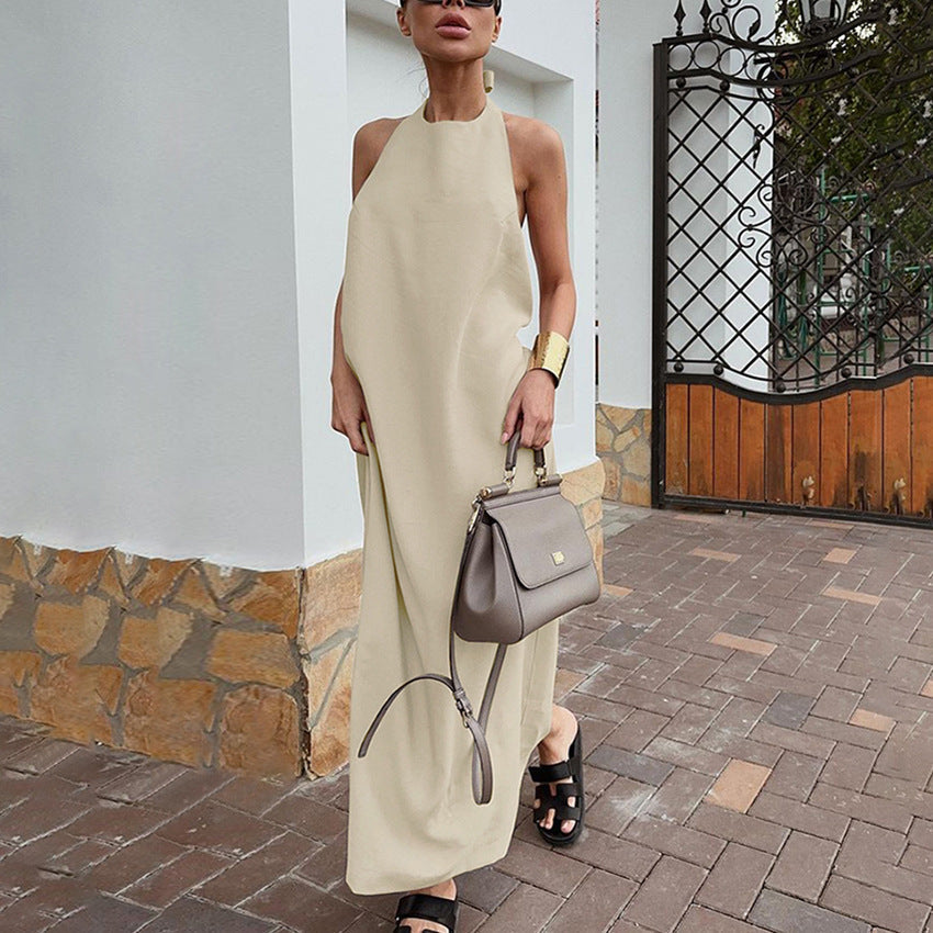 Elegantes  Damen Maxi Kleid Mit  Lockerer Schnitt - Eyva