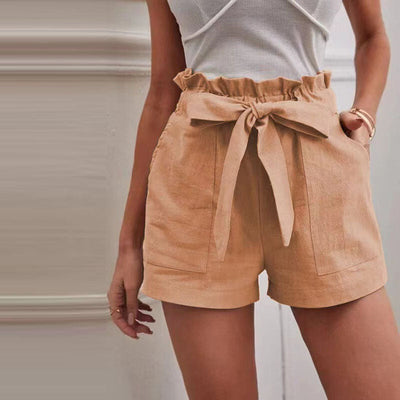 Kika Baumwoll-Leinen-Shorts | Lässige bermudas damen