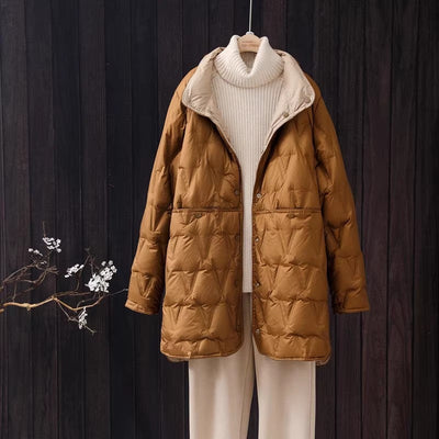 Fenya | Wende-Daunenjacke Mit Leichtem Steppmuster