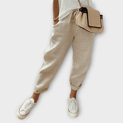 Chloe Chic | Stilvolle Leinenhose für ultimativen Komfort
