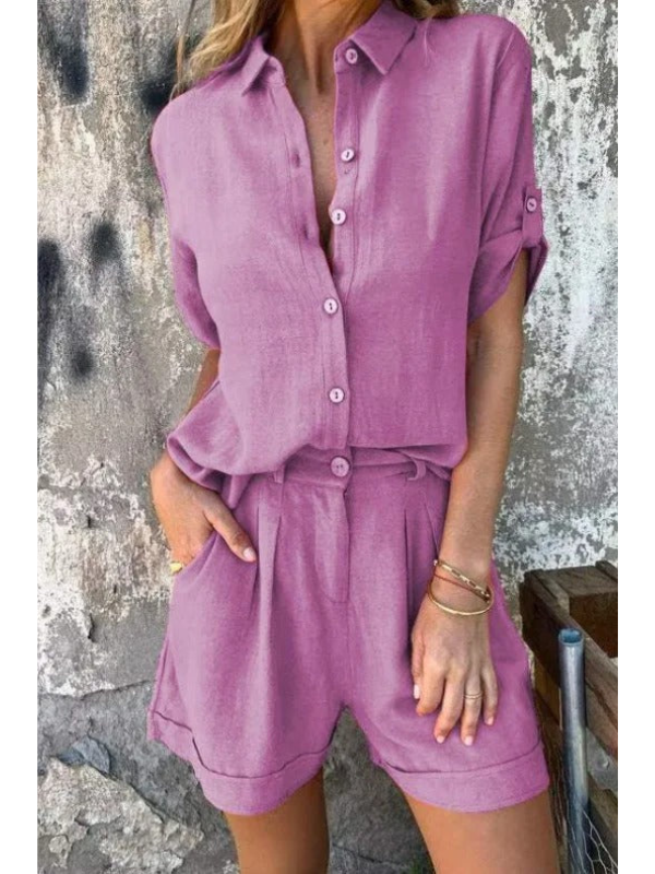 LINEA ZWEITEILIGES LEINEN SET