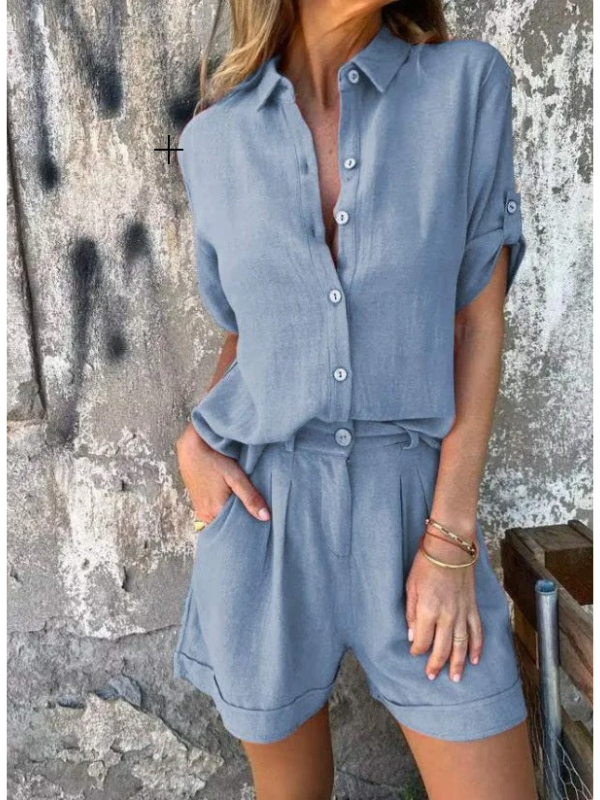 LINEA ZWEITEILIGES LEINEN SET