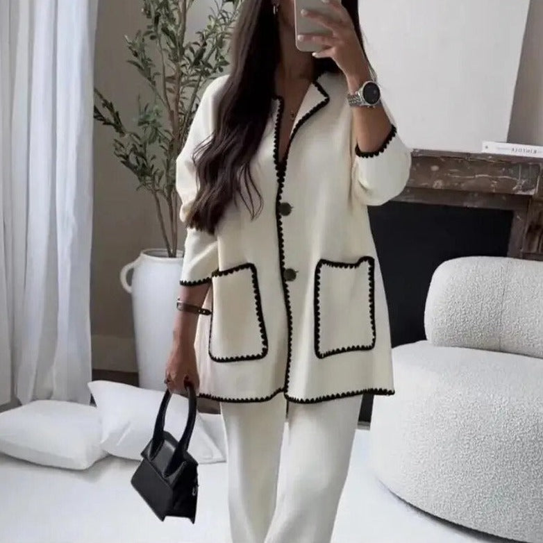 Heidi-Mode | Lässiges Lockere Schicke Set - Top+Hose