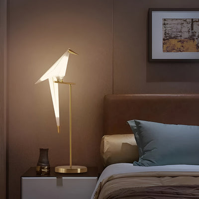 Origami Pendelleuchte mit Vogel-Design – Stilvolle Hängelampe für Wohnraum