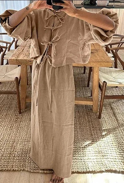 Heidi-Mode | Casual Atmungsaktives Set - Top+Hose