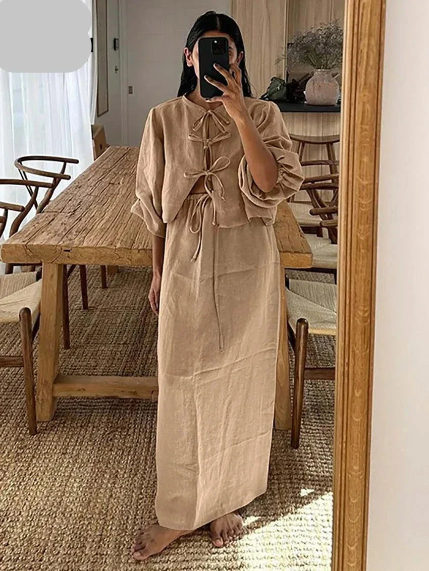 Heidi-Mode | Casual Atmungsaktives Set - Top+Hose