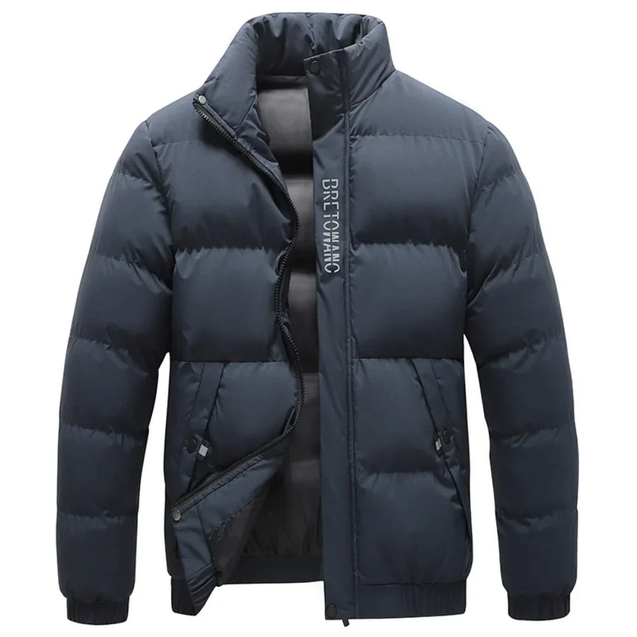 Boss | herren-winterjacke mit kragen