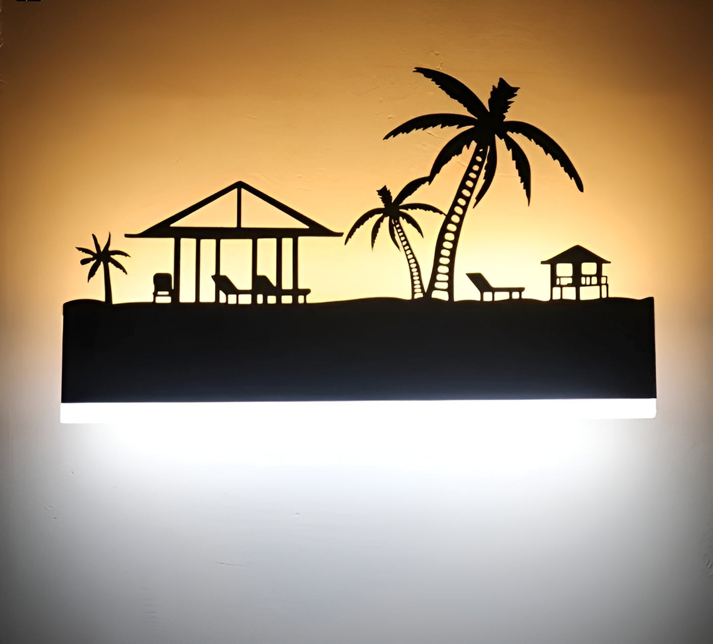 LED Wandleuchte In Schwarz –  Dekorativ Und Modern | Für Den Wohnbereich