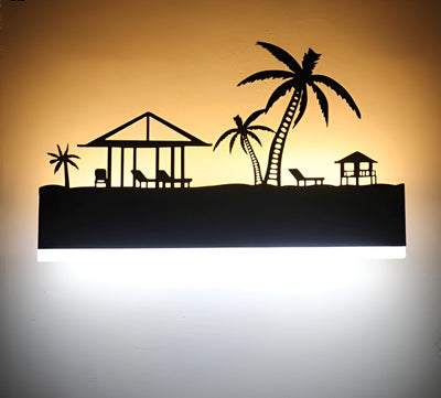 LED Wandleuchte In Schwarz –  Dekorativ Und Modern | Für Den Wohnbereich