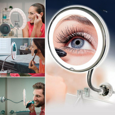 Beauty-Spiegel mit Beleuchtung und Vergrößerung | Perfekt für präzise und strahlende Make-up-Ergebnisse