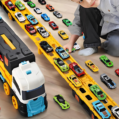 MechTrack – Vielseitiger Transformator-Lkw mit Rennstrecke