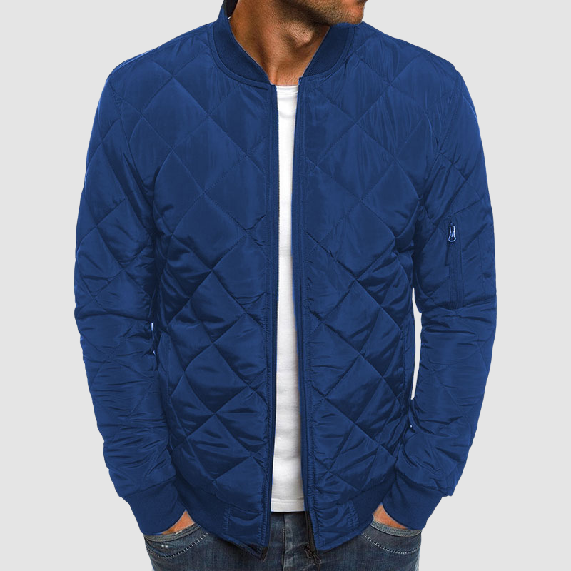 Herrenjacke mit raffinierter Passform und elegantem Revers – eine Übergangsjacke für Stil
