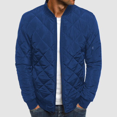 Herrenjacke mit raffinierter Passform und elegantem Revers – eine Übergangsjacke für Stil