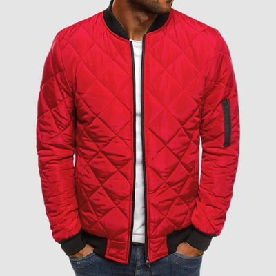Herrenjacke mit raffinierter Passform und elegantem Revers – eine Übergangsjacke für Stil
