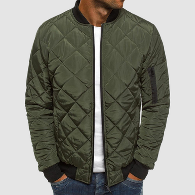 Herrenjacke mit raffinierter Passform und elegantem Revers – eine Übergangsjacke für Stil