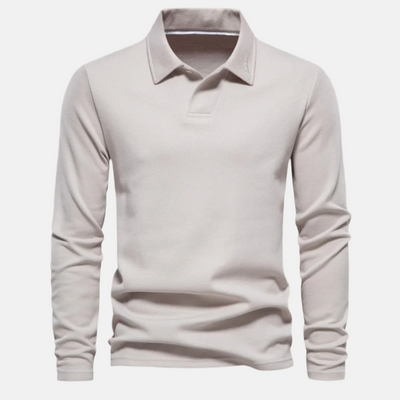 Poloshirt für Herren - Premium Langarm Poloshirt für den Sommer