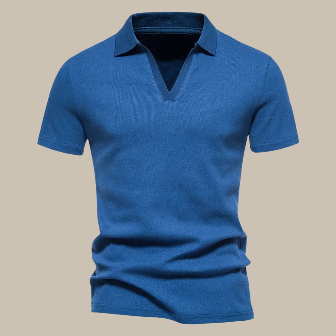 Poloshirt für Herren - Premium Gestricktes Kurzarm Polo für den Sommer