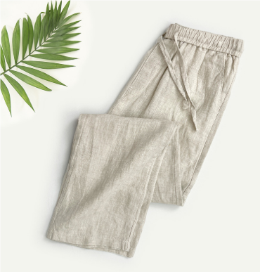 Herren Schmale Passform Sommer Hosen | Bequeme