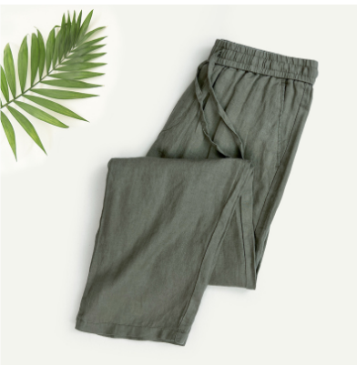 Herren Schmale Passform Sommer Hosen | Bequeme