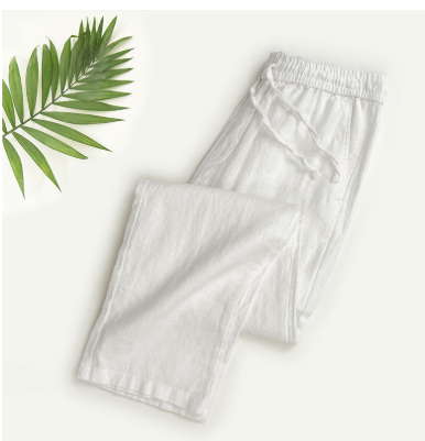 Herren Schmale Passform Sommer Hosen | Bequeme