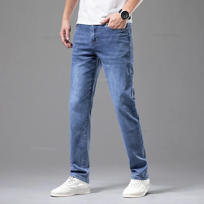 Jeans für Herren - Klassische Stretch Hose in Slim Fit