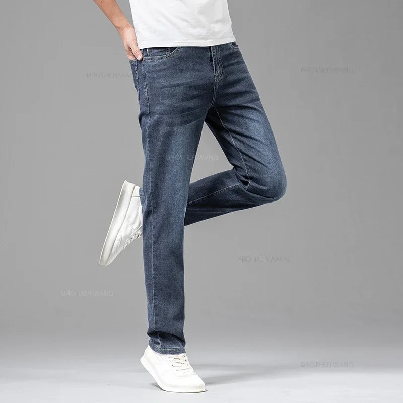 Jeans für Herren - Klassische Stretch Hose in Slim Fit