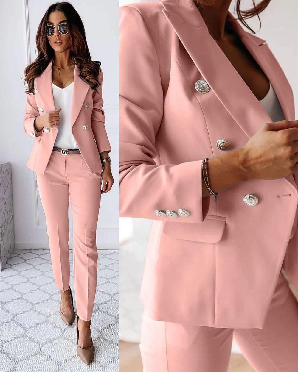 Heidi-Mode | Stilvolles Business-Set - Blazer+Hose