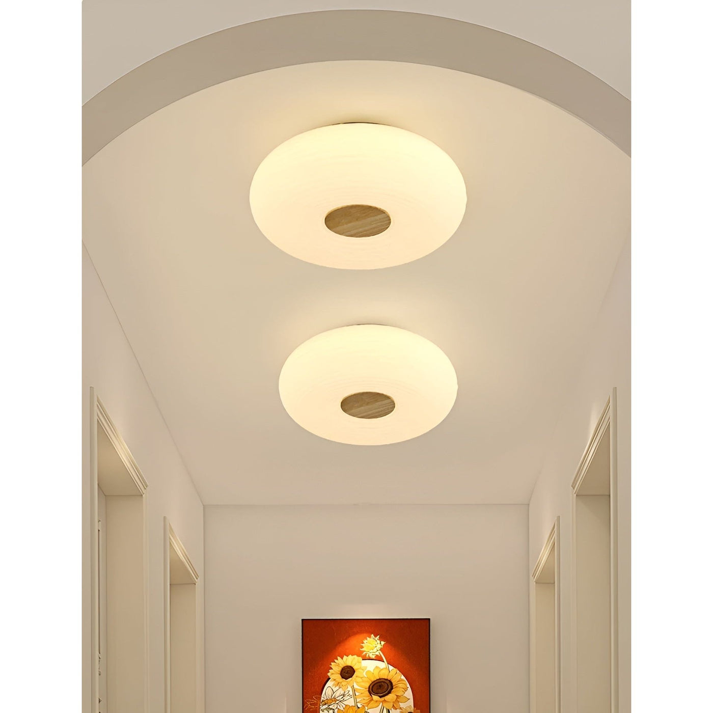 Runde LED-Deckenleuchte – Modernes, Nordisches Design | Energiesparend & Flach