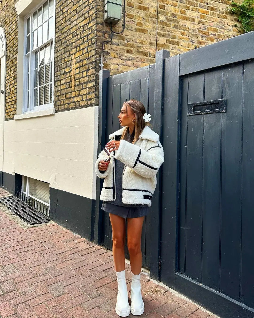 Heidi-Mode | Vintage Jacke mit Stehkragen