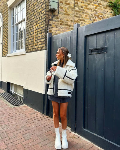 Heidi-Mode | Vintage Jacke mit Stehkragen