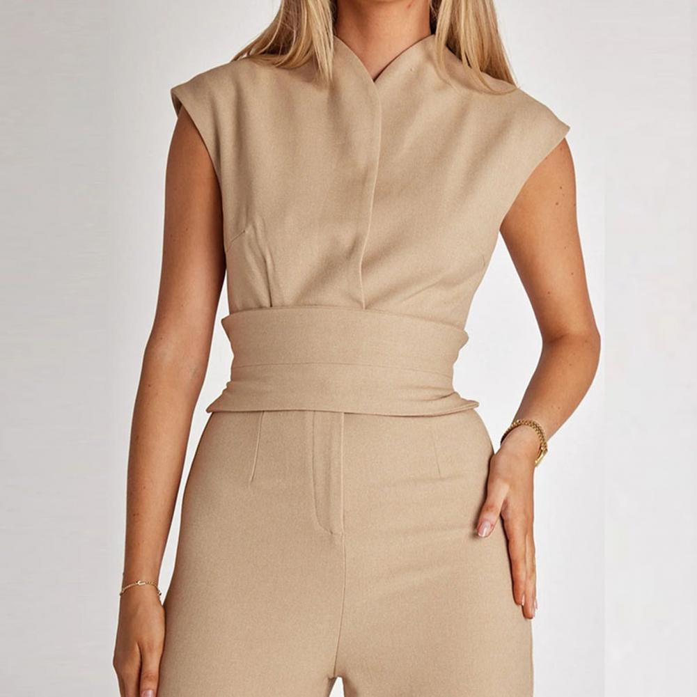 Cavene | Eleganter Jumpsuit mit weitem Bein