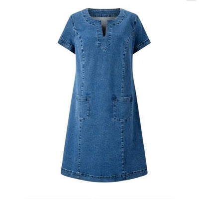 Polixeni – Weiches Jeans Kleid