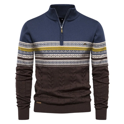 ALEJANDRO | WARMER WINTERPULLOVER MIT REISSVERSCHLUSS