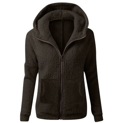KARLA KAPUZENPULLOVER AUS DICKEM FLEECE