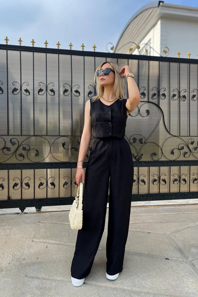 Heidi-Mode | Lässiges Streetwear-Set - Top+Hose