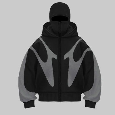 Eclipse | Kapuzenpullover mit Balaclava-Design für den Winter