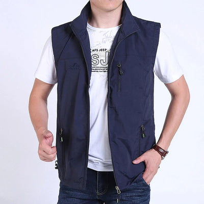Weste für Herren - Outdoor Ärmellose Übergangsjacke