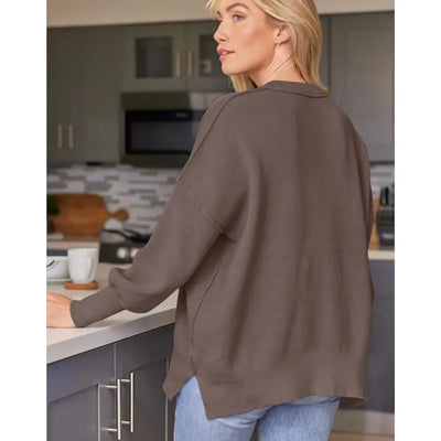 Nita™ - Übergroßer Poncho-Pullover